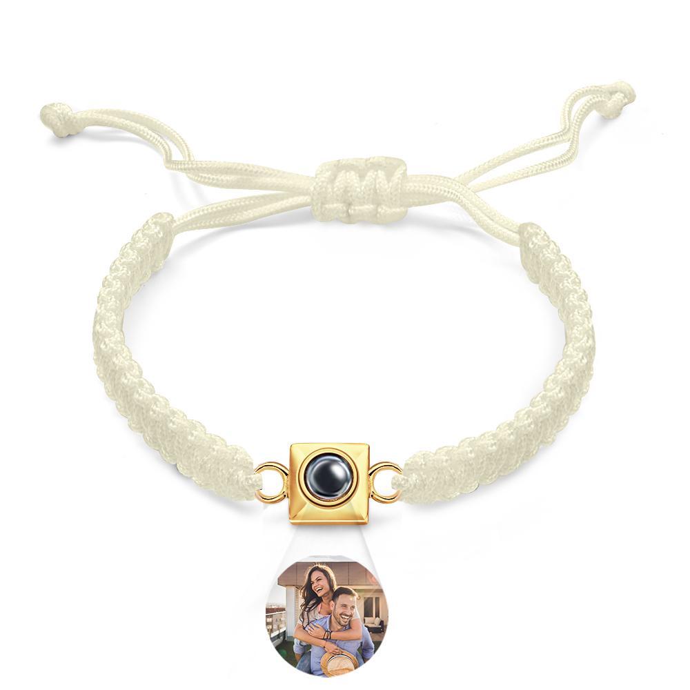 Custom Projection Bracelet Weave Fashion Gift for Men - SantaSocks