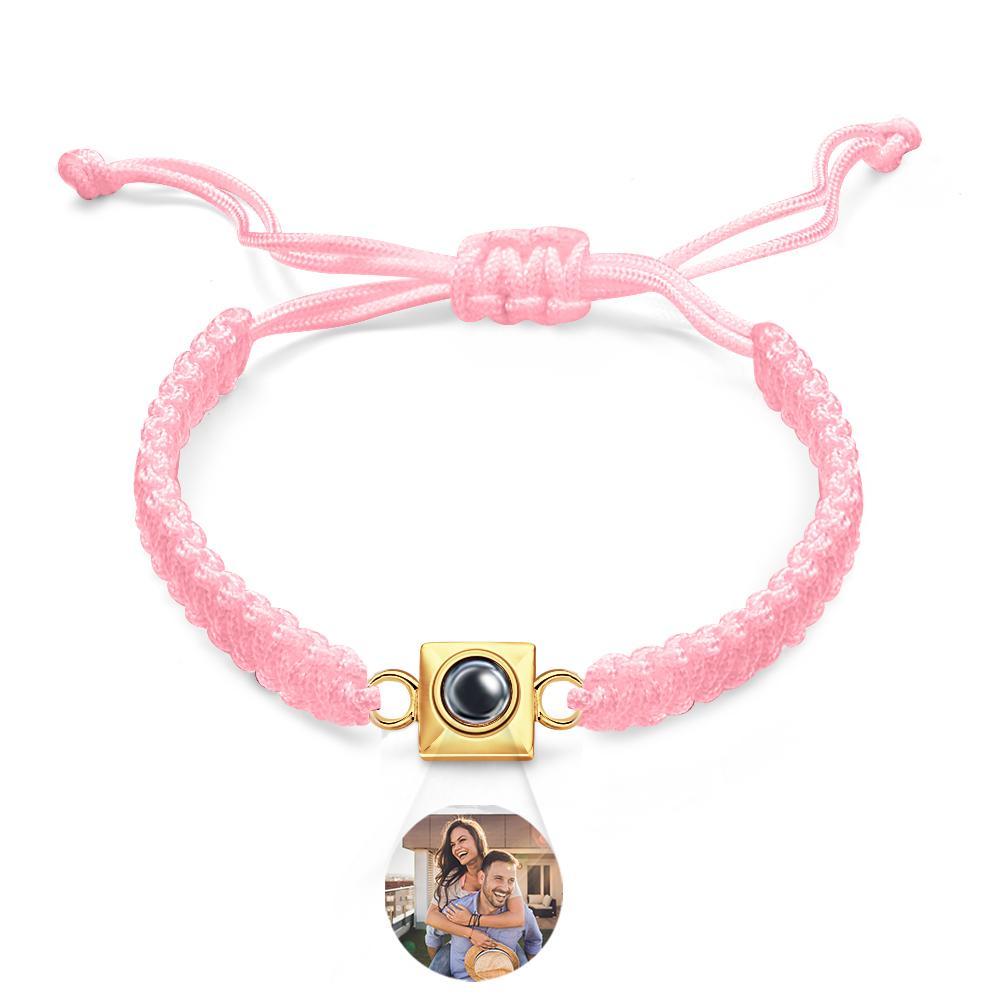 Custom Projection Bracelet Weave Fashion Gift for Men - SantaSocks