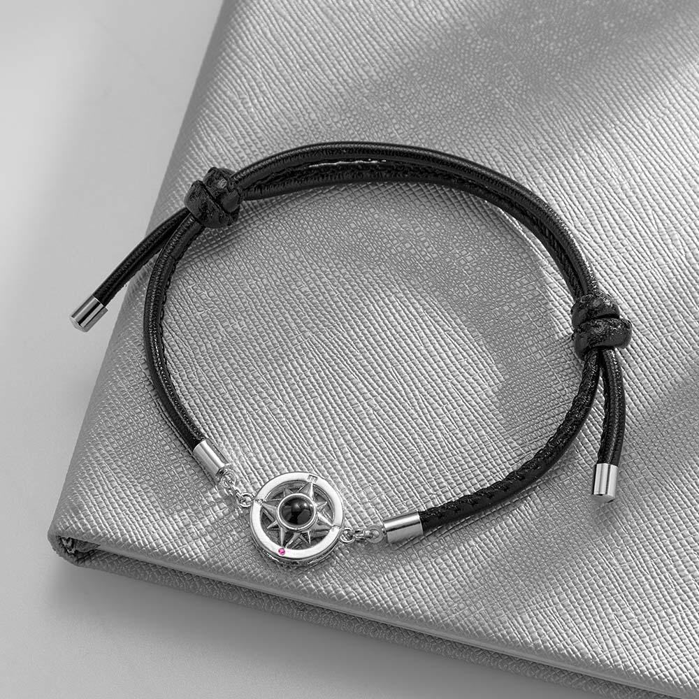 Custom Projection Bracelet Compass Trendy Simple Gifts for Men - SantaSocks
