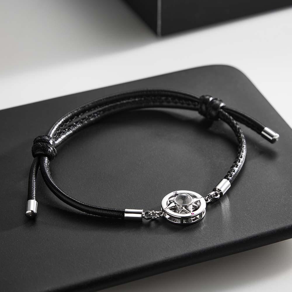 Custom Projection Bracelet Compass Trendy Simple Gifts for Men - SantaSocks