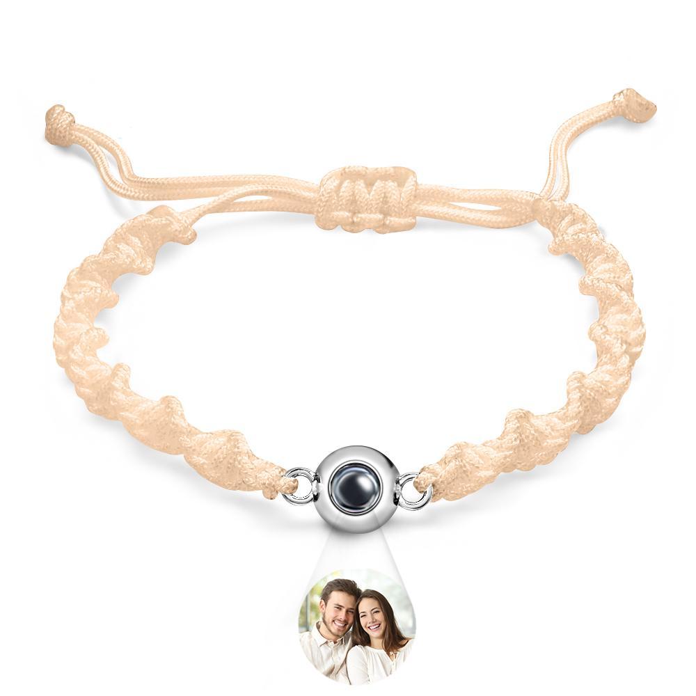 Custom Projection Bracelet Sports Weave Simple Gift - SantaSocks