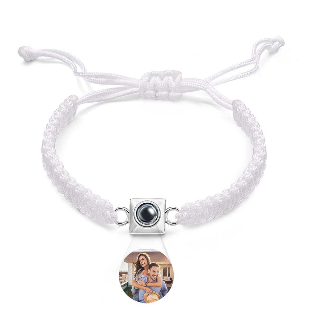 Custom Projection Bracelet Weave Fashion Gift for Men - SantaSocks