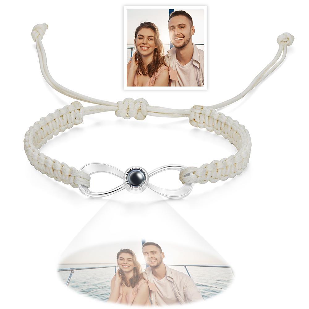 Custom Projection Photo Bracelet Creative Simple Gifts for Couple - SantaSocks
