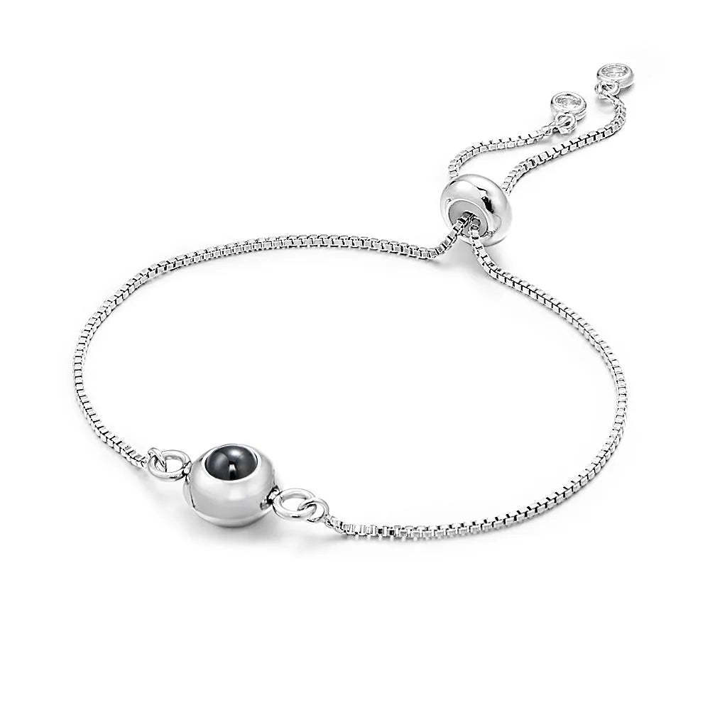 Projection Bracelets Stainless Steel Custom Projection Bracelets Woven Photo Bracelets Commemorative Gifts - SantaSocks