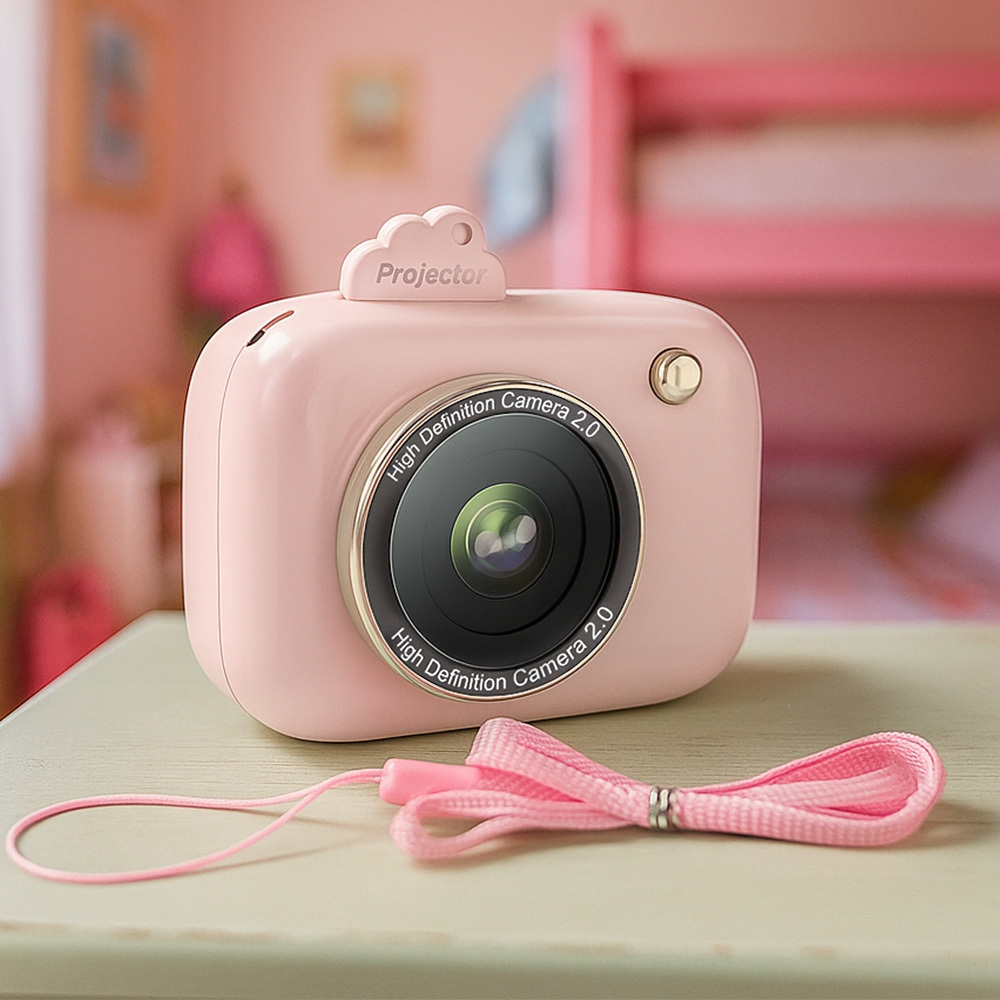 Personalized Projection Camera | Custom Photo & Theme Slide Projector Birthday Gift for Lover Kids - SantaSocks