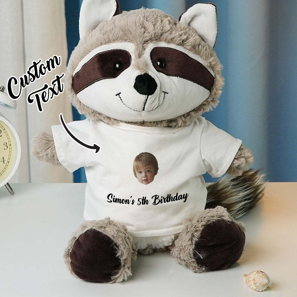 Personalized Animal Plush Stuffed Toy Birth Announcement Gift for Baby Shower - SantaSocks