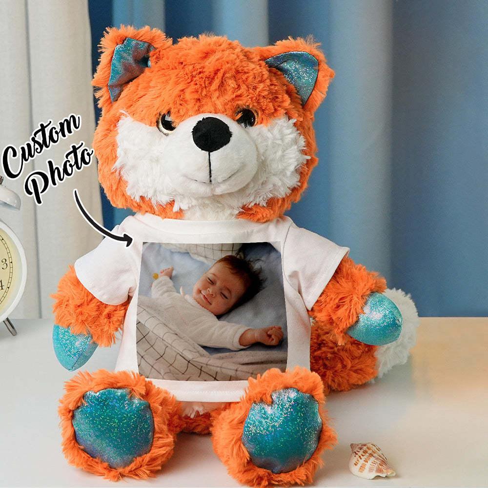 Personalized Animal Plush Stuffed Toy Birth Announcement Gift for Baby Shower - SantaSocks