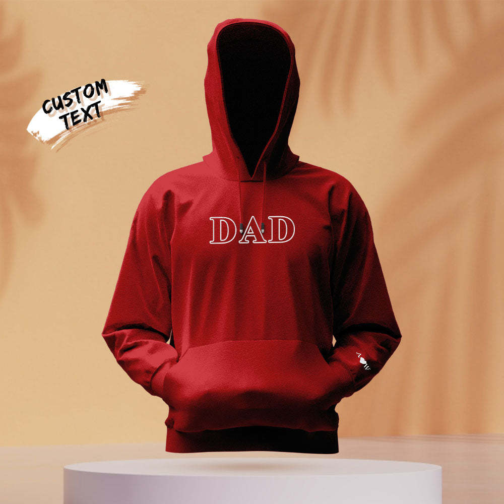 Custom Engraved Hooded Sweater Creative Embroidery Fashion Gifts - SantaSocks