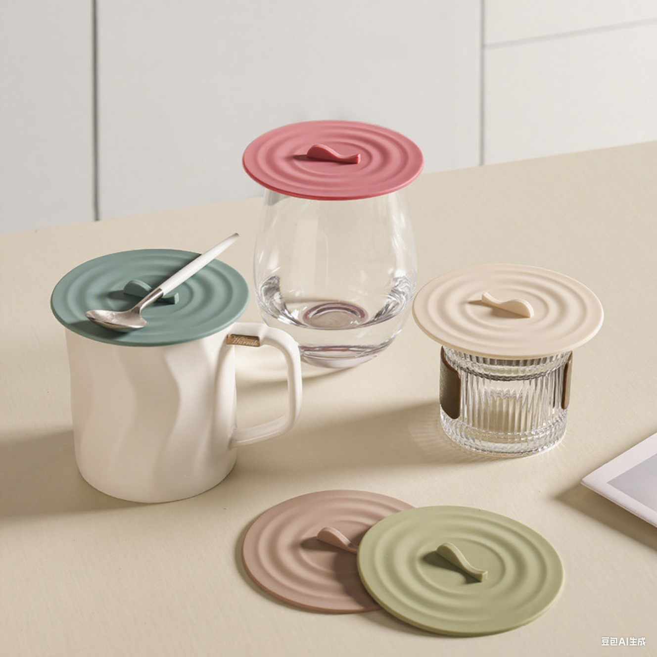 Universal Silicone Cup Lid �C Reusable Mug and Teacup Cover