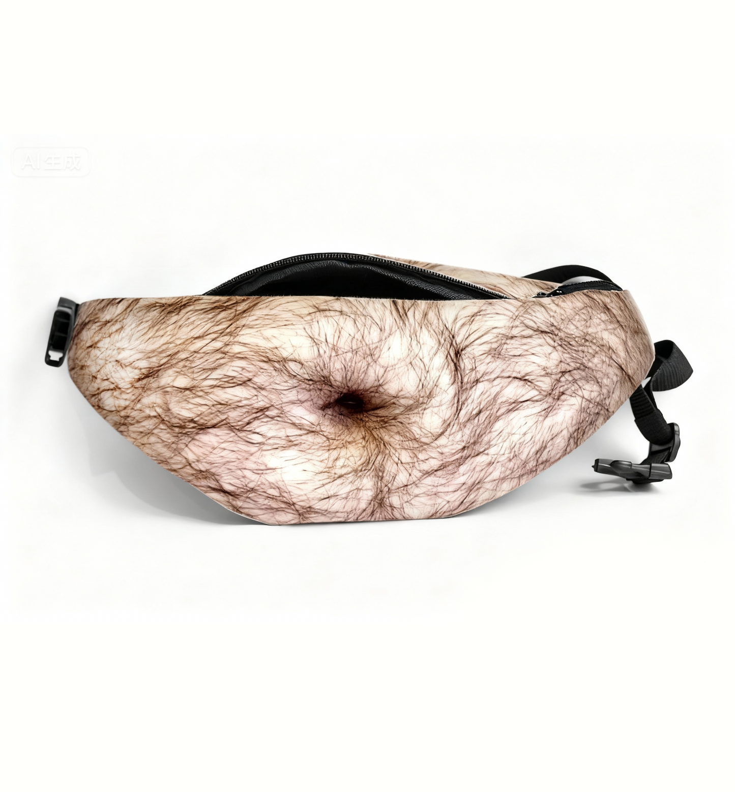 Funny Beer Belly Fanny Pack Bag – Custom Novelty Waist Bag with Realistic Belly Design, Gag Party & Prank Gift for Men & Women - SantaSocks