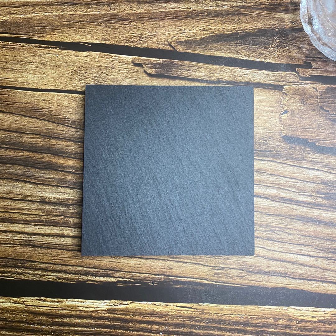 Black Square Coaster