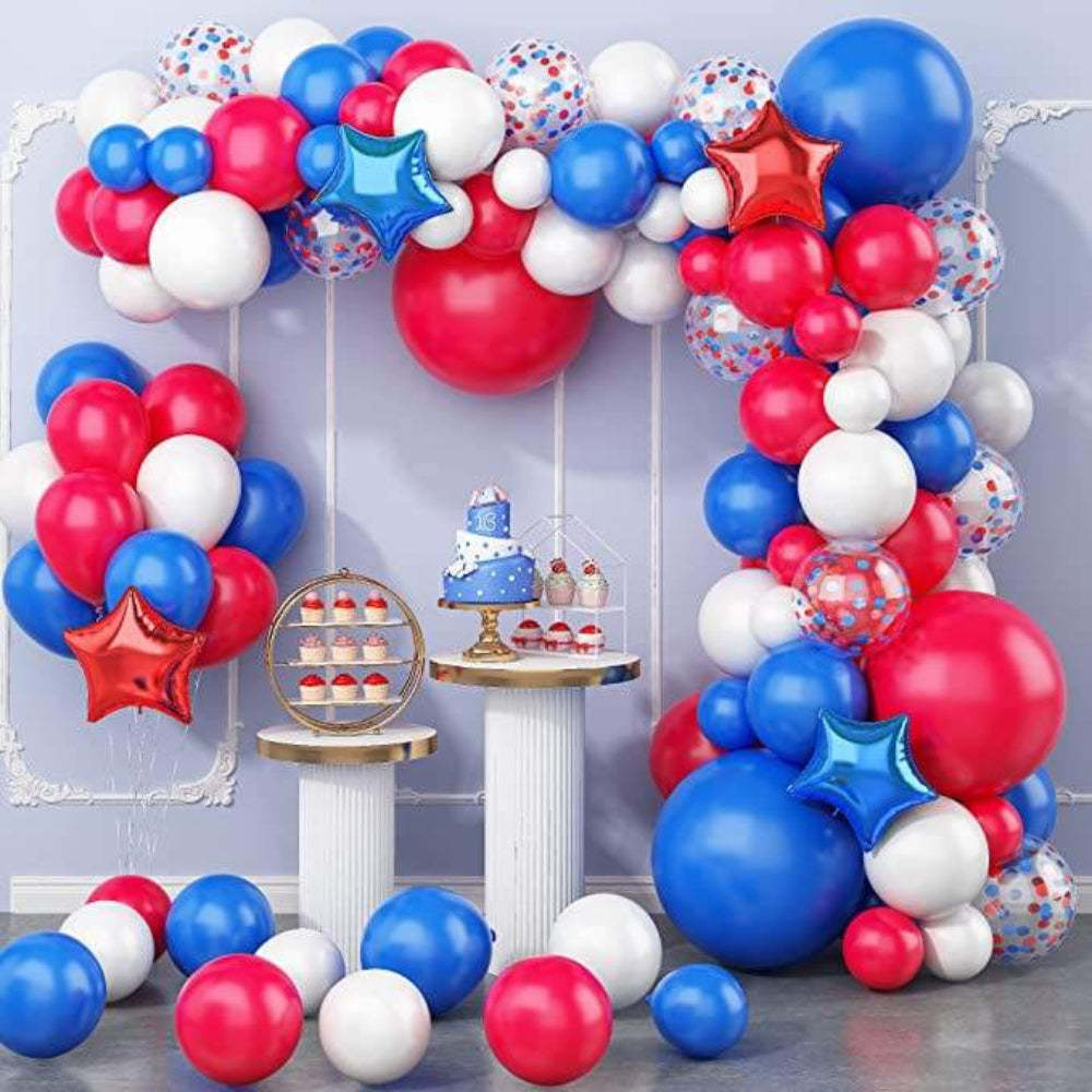 4th of July Foil Balloons Kits Patriotic Independence Day Balloons Party Supplies - SantaSocks