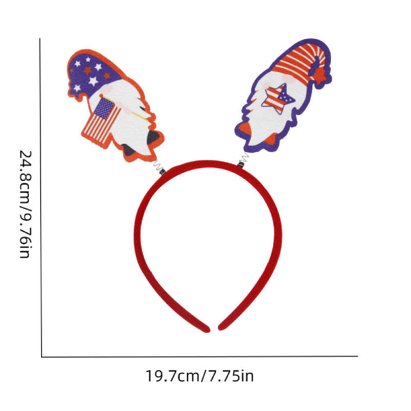 12 Pcs Independence Day Headband Party Accessories Favors Decorations for 4th of July - SantaSocks