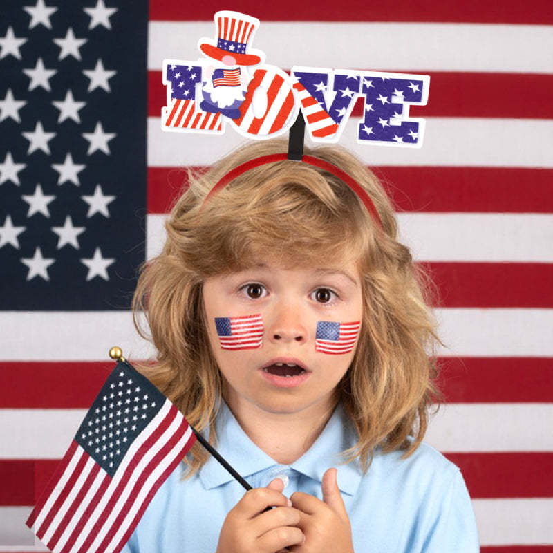 12 Pcs Independence Day Headband Party Accessories Favors Decorations for 4th of July - SantaSocks