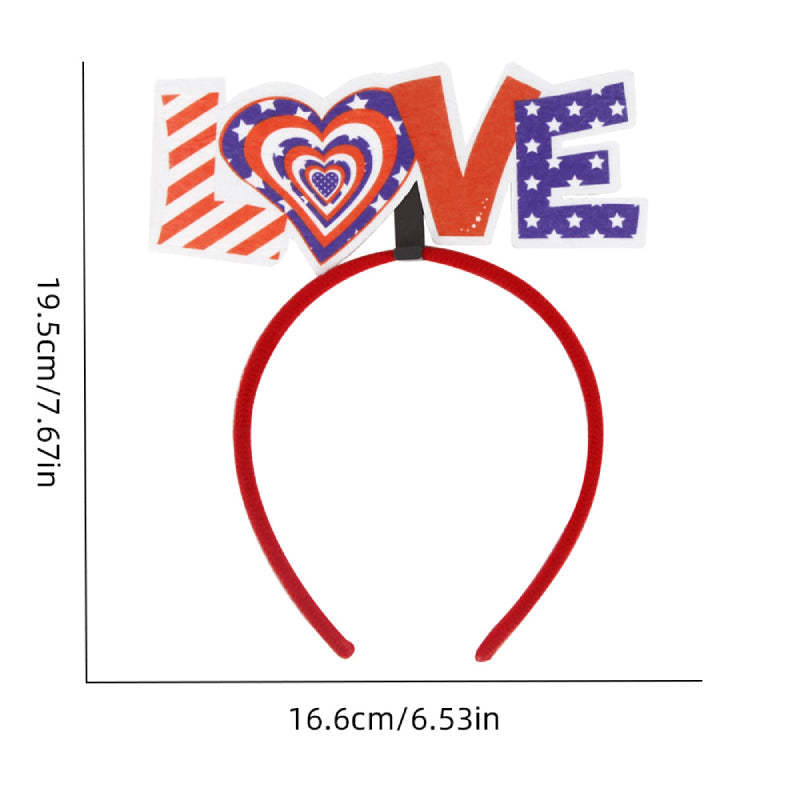 12 Pcs Independence Day Headband Party Accessories Favors Decorations for 4th of July - SantaSocks