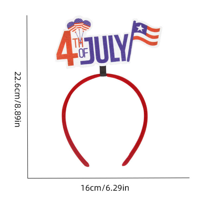12 Pcs Independence Day Headband Party Accessories Favors Decorations for 4th of July - SantaSocks