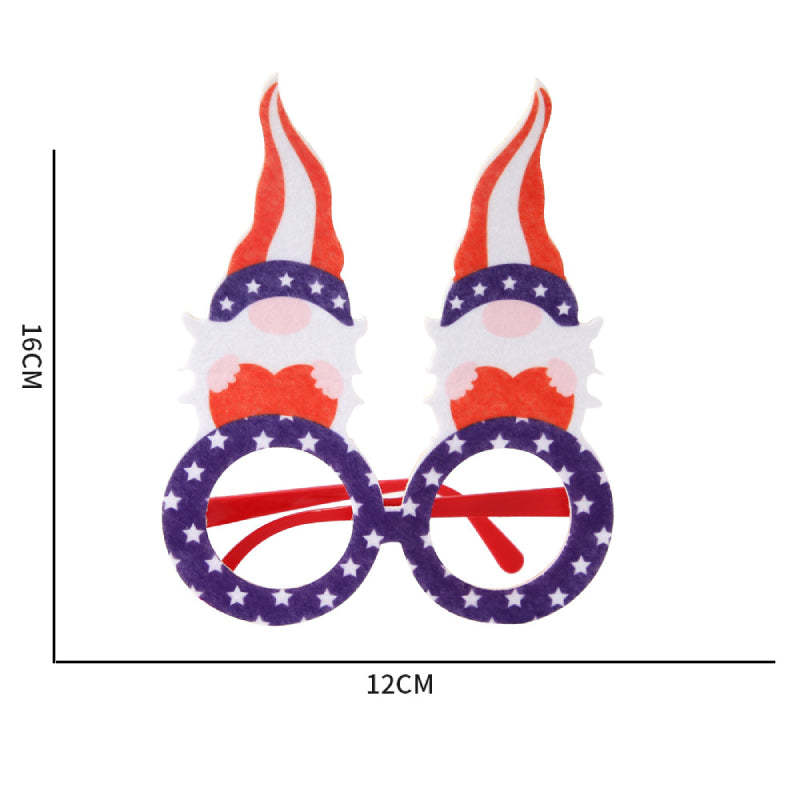 12 Pcs 4th of July American Flag Glasses for Patriotic Party Independence Day Party Accessories - SantaSocks