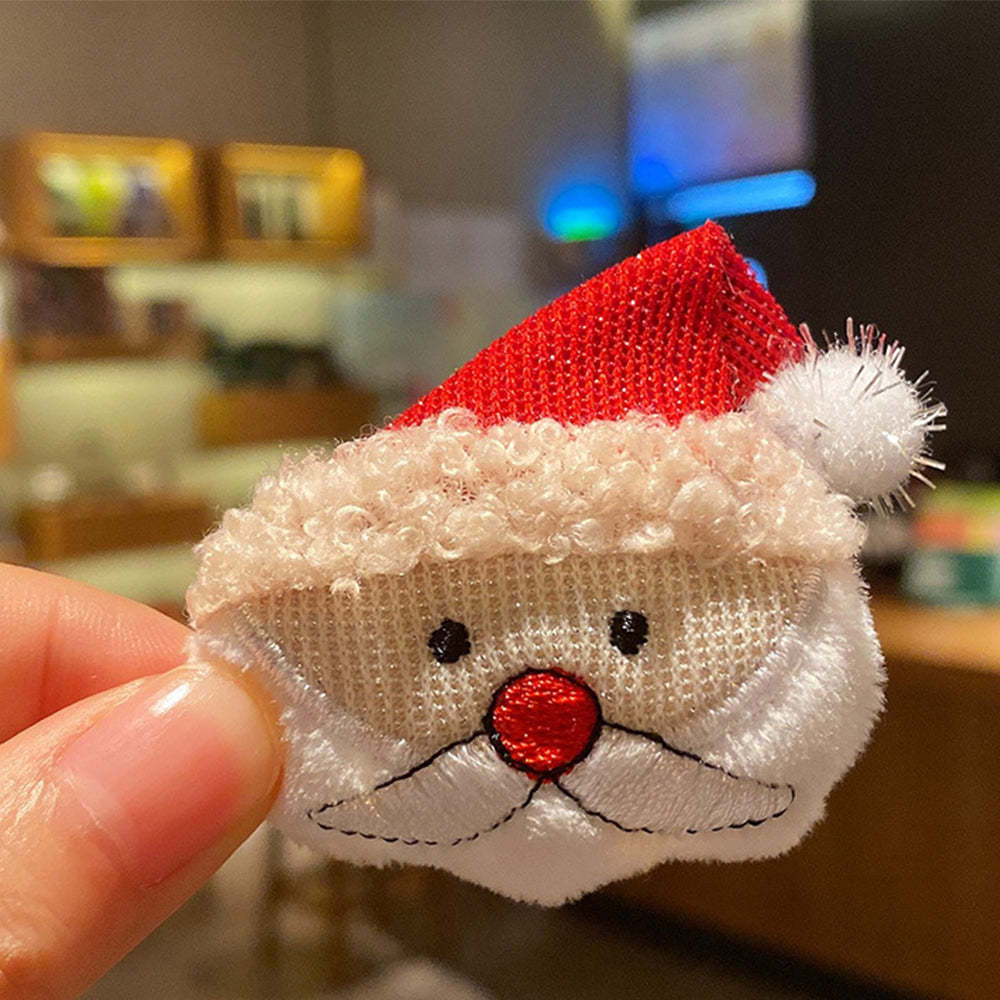 Christmas Brooches Pins Scarf Charm Jewelry New Year Gifts Santa