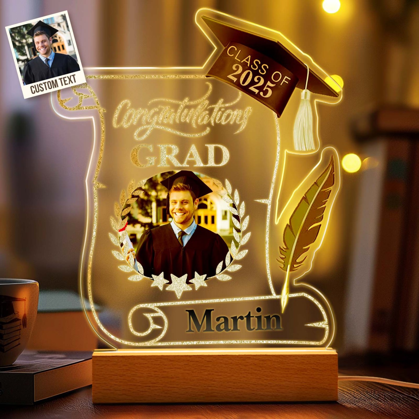 I Am Their Father Personalized Lightsaber Night Light with Kids Names