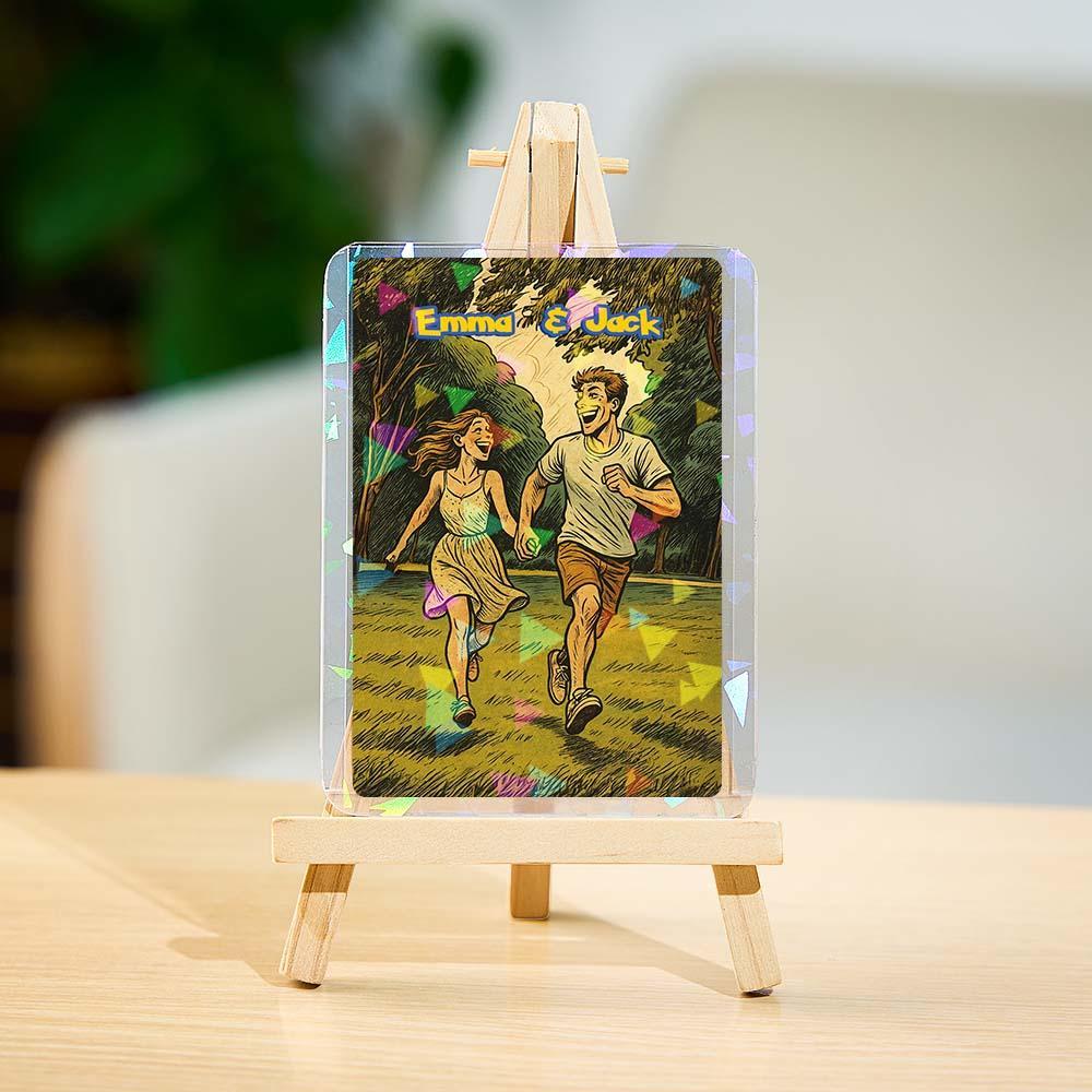 Custom Card Anniversary Gift Present Turn Your Photo into a Unique Collectible - SantaSocks