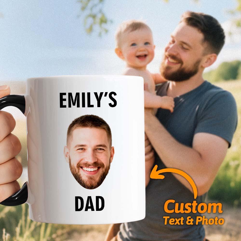 Personalized Father’s Day Mug with Photo Custom Coffee Cup for Dad Best Dad Gift