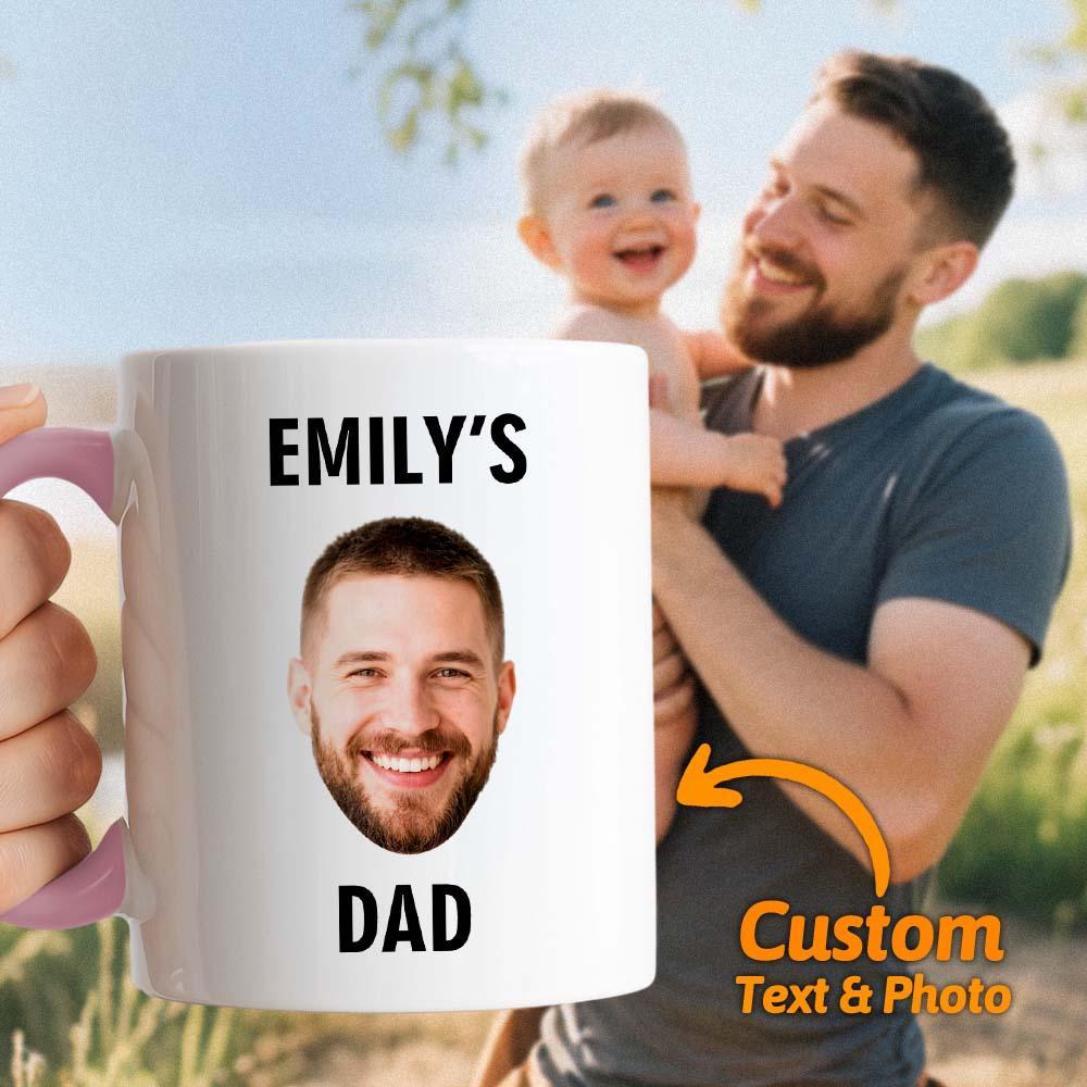 Personalized Father’s Day Mug with Photo Custom Coffee Cup for Dad Best Dad Gift