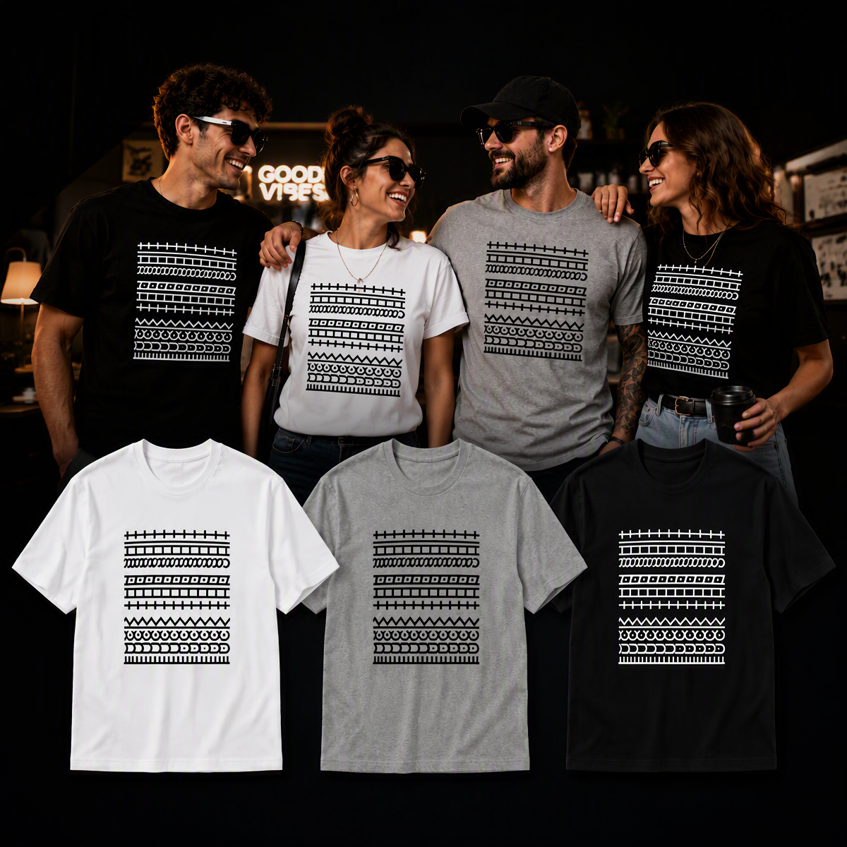 Personalized Hidden Message T-Shirt – Funny Custom Text Tee, Unique Gift for Friends and Coworkers