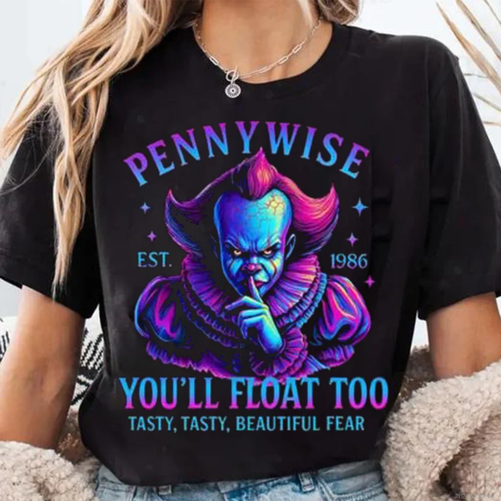 Halloween Neon Horror Characters T-Shirt / Sweatshirt / Hoodie - SantaSocks