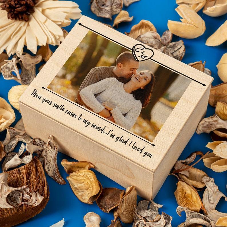 Photo Music Box with Personalized Song, Gifts for Boyfriend, Girlfriend, Couples | Christmas, Best Friend, Photo Gifts, Music Gifts for Mom