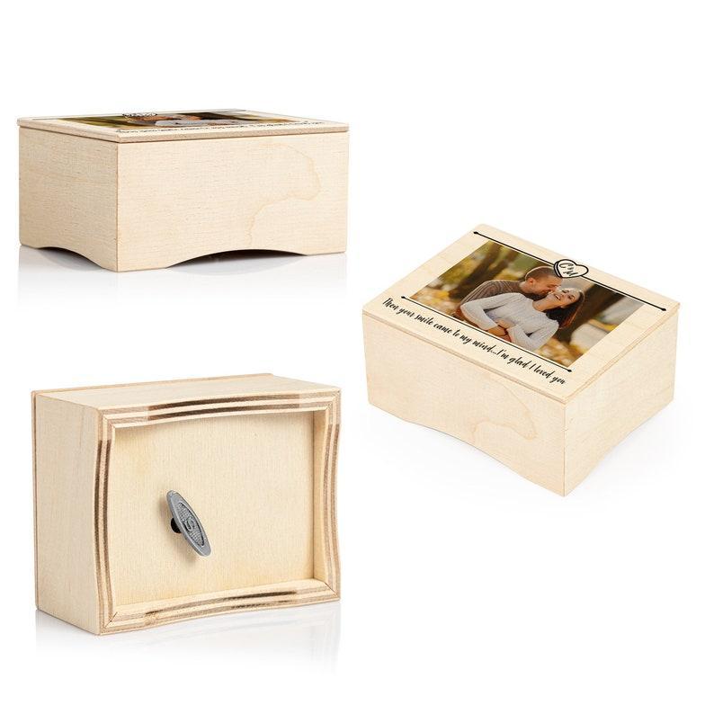 Photo Music Box with Personalized Song, Gifts for Boyfriend, Girlfriend, Couples | Christmas, Best Friend, Photo Gifts, Music Gifts for Mom