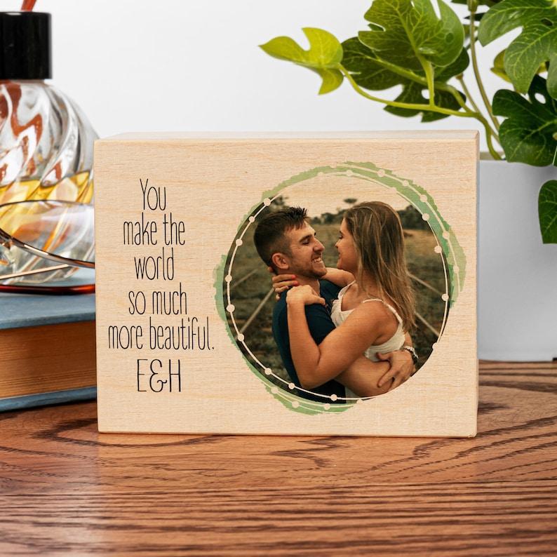 Personalized Photo Music Box, Unique Gifts for Boyfriend, Girlfriend, Couple, Christmas, Best Friend, One of a Kind Photo Music Gifts