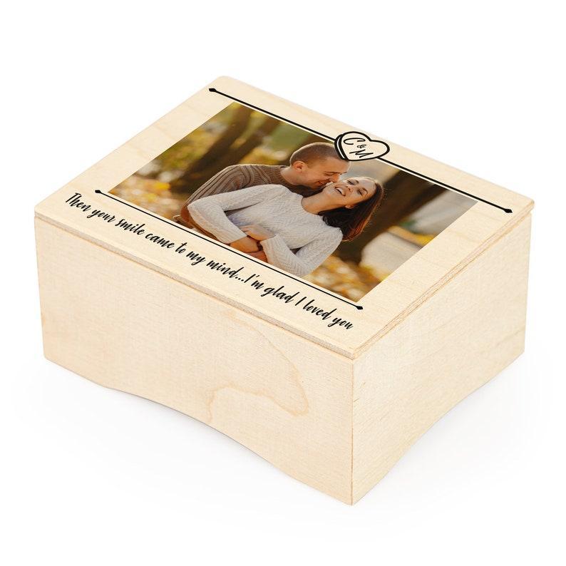 Photo Music Box with Personalized Song, Gifts for Boyfriend, Girlfriend, Couples | Christmas, Best Friend, Photo Gifts, Music Gifts for Mom