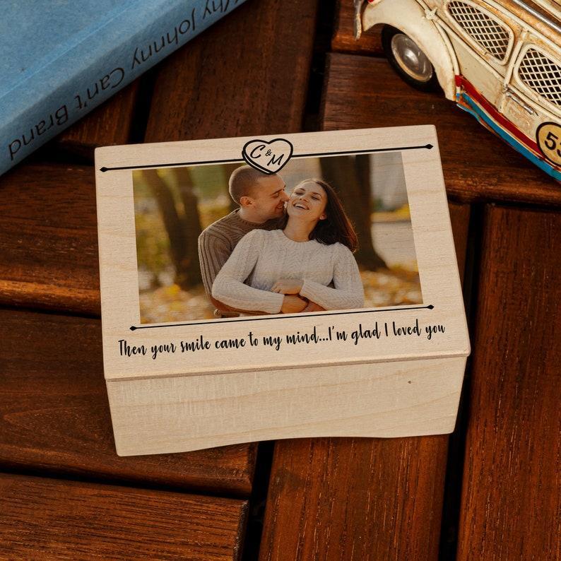 Photo Music Box with Personalized Song, Gifts for Boyfriend, Girlfriend, Couples | Christmas, Best Friend, Photo Gifts, Music Gifts for Mom