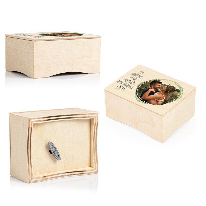 Personalized Photo Music Box, Unique Gifts for Boyfriend, Girlfriend, Couple, Christmas, Best Friend, One of a Kind Photo Music Gifts