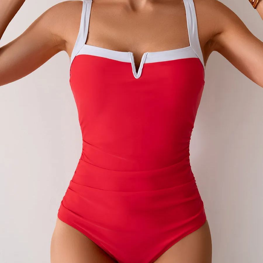 Women's One Piece Swimsuit Split Swimsuit Sexy Bikini Beach Swimsuit