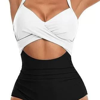 Women Sexy Bikini Beach Swimsuit One-Piece Swimsuit Sexy Hollow Women'S Swimsuit Backless Tight-Fitting Bikini