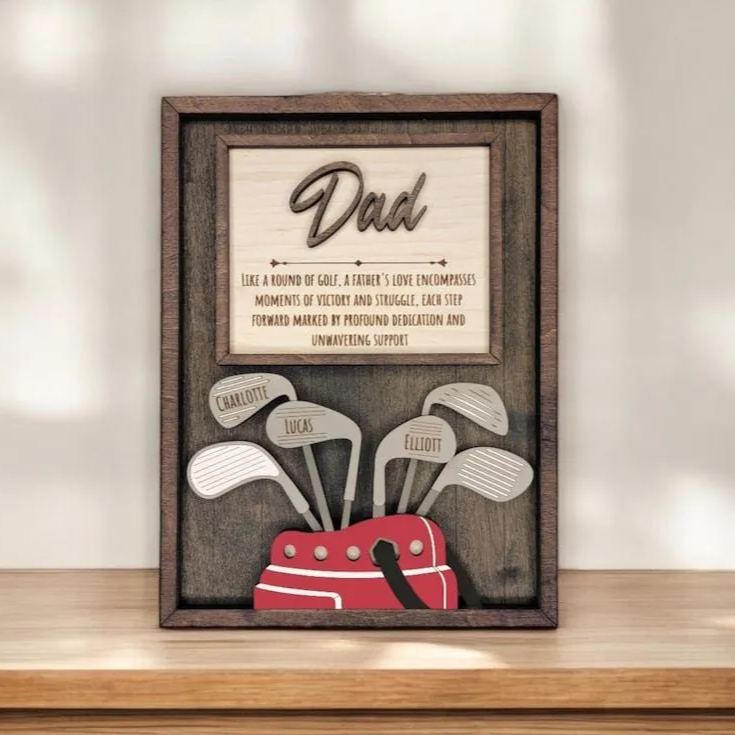 Golf Gift Dad, Golf Grandpa Gift,Father's Day Gift for Dad, Father's Day Personalized gift, Handmade Golfing Gift,Golf Birthday Gift for him