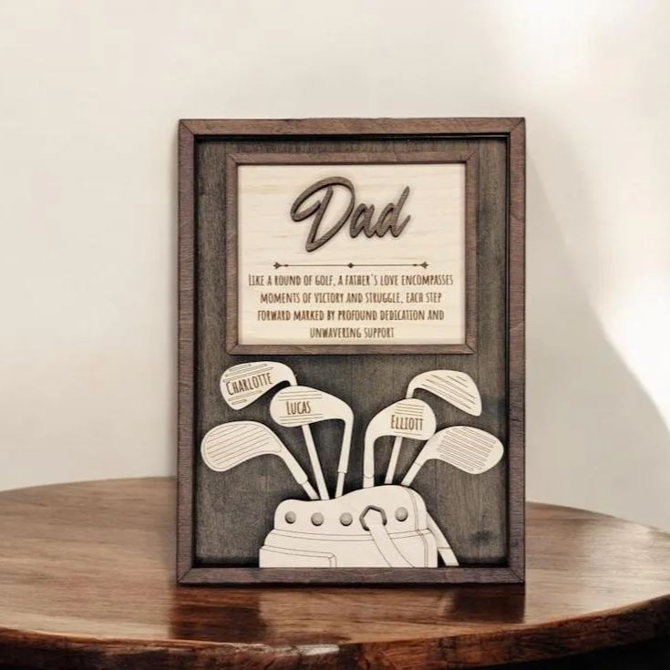 Golf Gift Dad, Golf Grandpa Gift,Father's Day Gift for Dad, Father's Day Personalized gift, Handmade Golfing Gift,Golf Birthday Gift for him