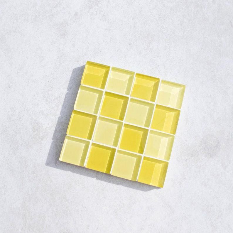 Glass Tile Coaster | Handmade Drink Coaster | Square Coaster | Housewarming Gift | Gift for Her | Gift for Him | Birthday Gifts