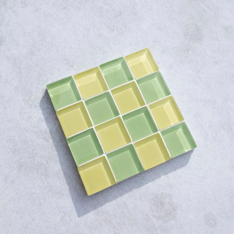 Glass Tile Coaster | Handmade Drink Coaster | Square Coaster | Housewarming Gift | Gift for Her | Gift for Him | Birthday Gifts