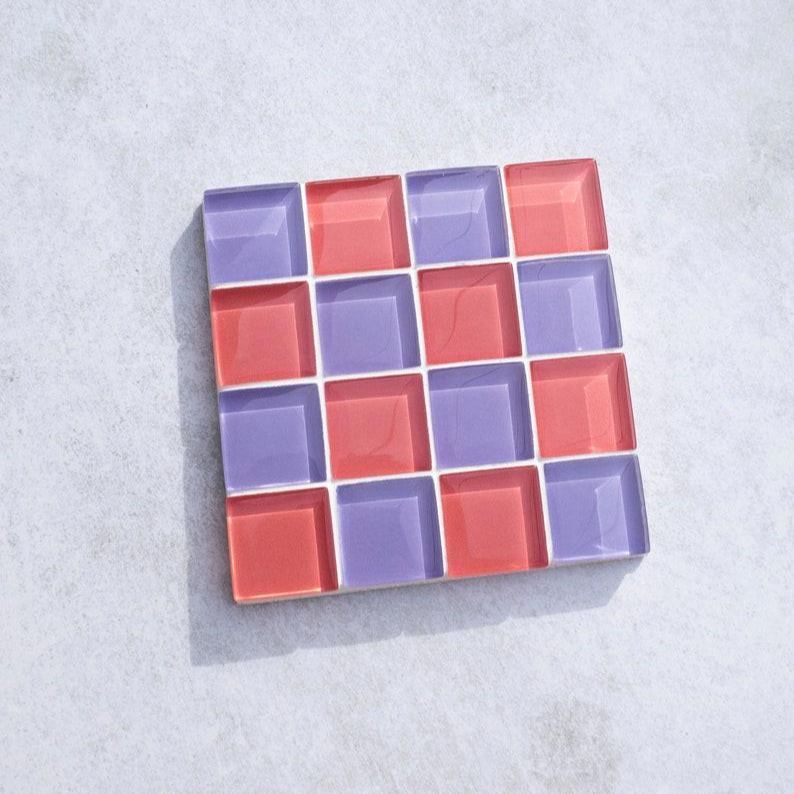Glass Tile Coaster | Handmade Drink Coaster | Square Coaster | Housewarming Gift | Gift for Her | Gift for Him | Birthday Gifts