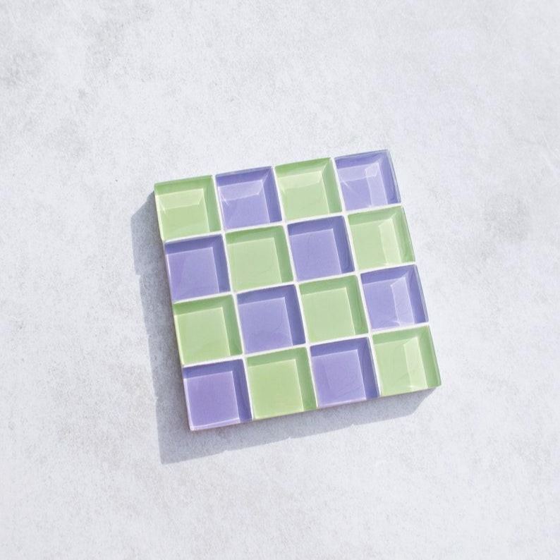 Glass Tile Coaster | Handmade Drink Coaster | Square Coaster | Housewarming Gift | Gift for Her | Gift for Him | Birthday Gifts