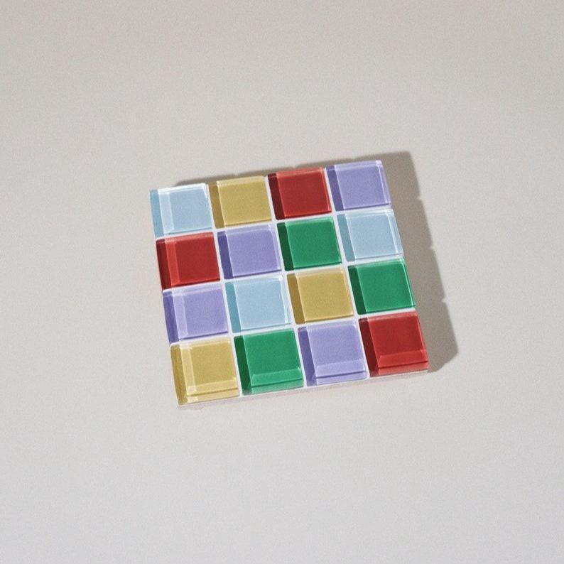 Glass Tile Coaster | Handmade Drink Coaster | Square Coaster | Housewarming Gift | Gift for Her | Gift for Him | Birthday Gifts