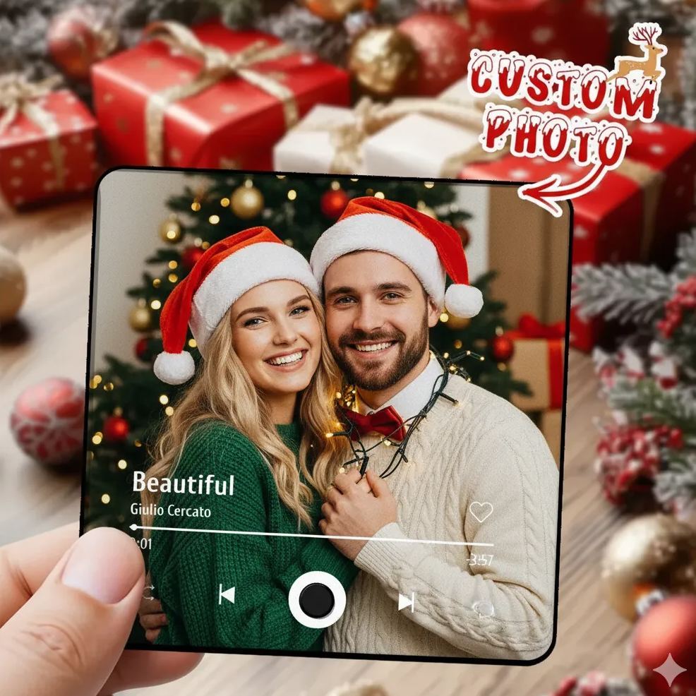 Personalized Photo Album Fridge Magnet Music Wall Photo Sticker Music Movement That Can Be Played Without Cell Phone Music Fridge Magnet Pro