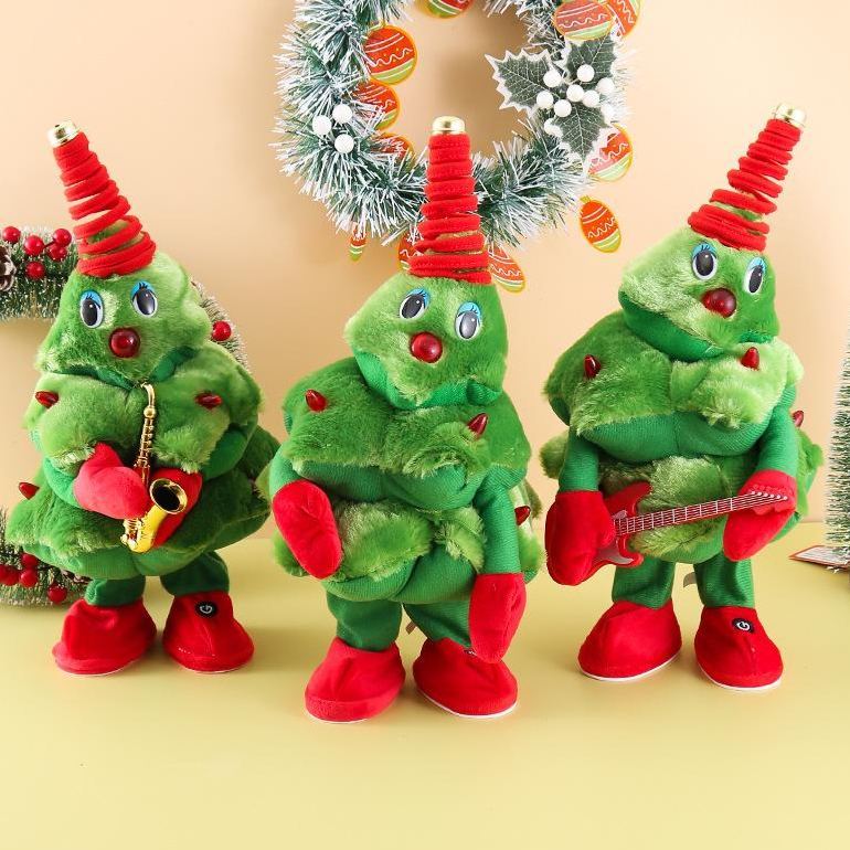 Singing and Dancing Christmas Tree Toy – 40cm Light-Up Plush Electric Christmas DecorationSinging and Dancing Christmas Tree Toy – 40cm Light-Up Plush Electric Christmas Decoration