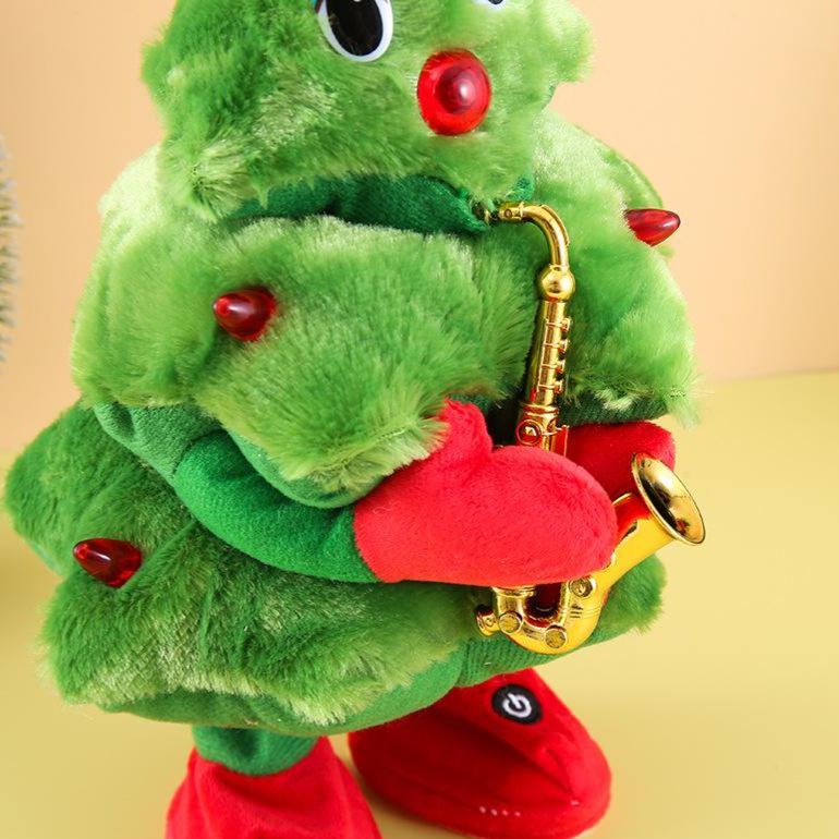 Singing and Dancing Christmas Tree Toy – 40cm Light-Up Plush Electric Christmas DecorationSinging and Dancing Christmas Tree Toy – 40cm Light-Up Plush Electric Christmas Decoration