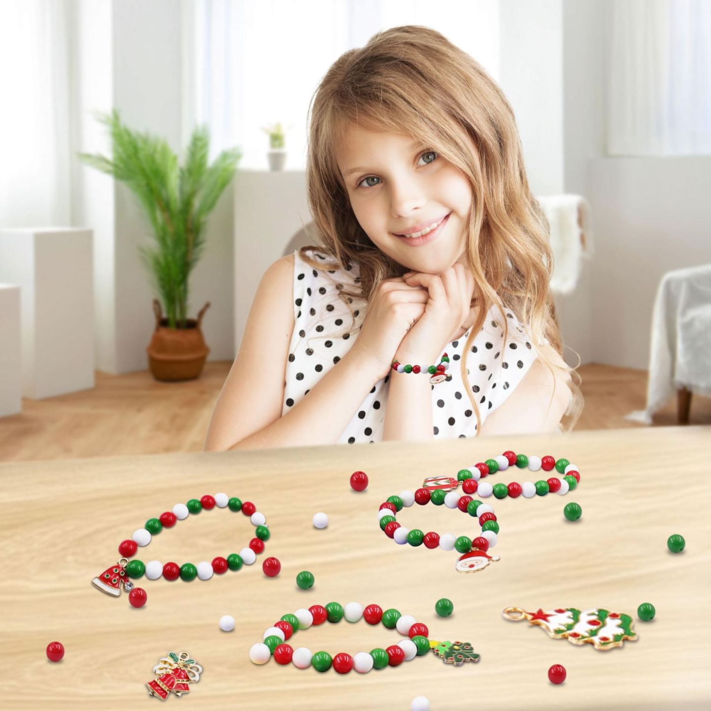 Christmas Advent Calendar Surprise Box – DIY Bead Toy Blind Box for Kids & Holiday Gift Fun