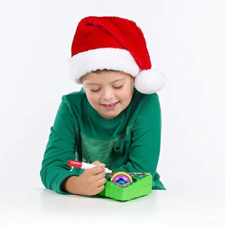 TreeMendous Christmas Ornament Decorating Kit – DIY Spinning Ornament Maker for Kids, Battery Operated (Batteries Not Included)