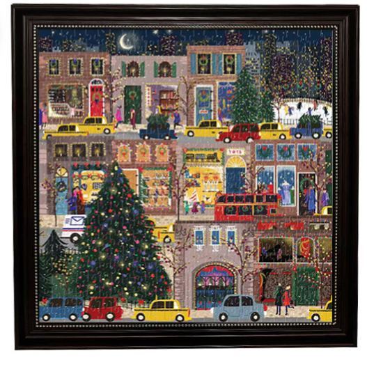 Winter Light 500-Piece Puzzle – Paper Jigsaw for Adults & Kids with Optional Glue and Night Light