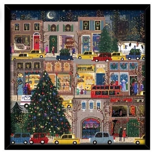 Winter Light 500-Piece Puzzle – Paper Jigsaw for Adults & Kids with Optional Glue and Night Light